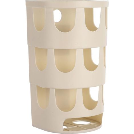 1 distributeur mural de sacs en plastique, organiseur de rangement pour sacs poubelles d'épicerie, pour cuisine, salle de bain et bureau (1/5)