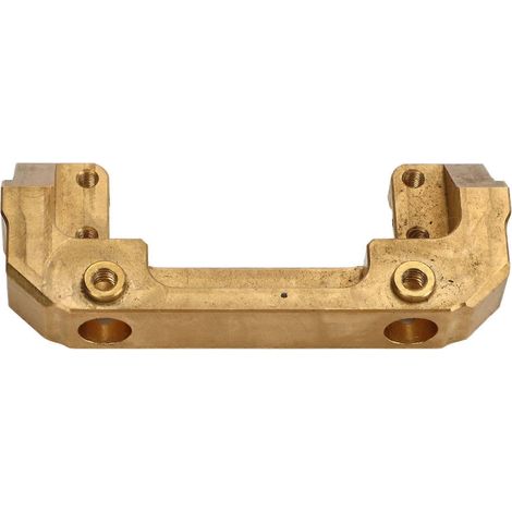 Support de fixation en laiton haute résistance pour pare-chocs avant de voiture RC Axial SCX10 III 1/10