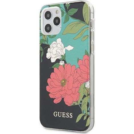 Guess GUHCP12LIMLFL01 iPhone 12 Pro Max 6.7 negro/negro Colección N°1 Flower (1/2)