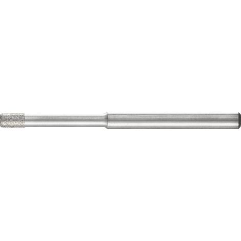 PFERD TOOLS Diamant-Schleifstift Zyl. Ø2,4 mm SchaftØ3 mm D91 (fein) zum Schleifen von Bohrungen/Radien 5 Stk
