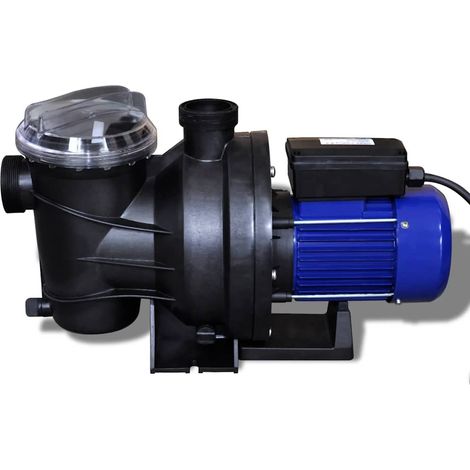 Maison Exclusive - Pompa di filtrazione elettrica per piscina 1200W Blu (1/5)