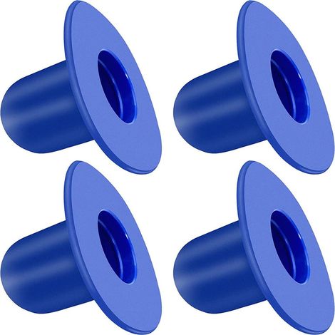 Lot de 4 bouchons de piscine - Accessoires de piscine pour pompes de filtration Intex Bestway - Bouchons muraux de rechange pour piscines (1/4)