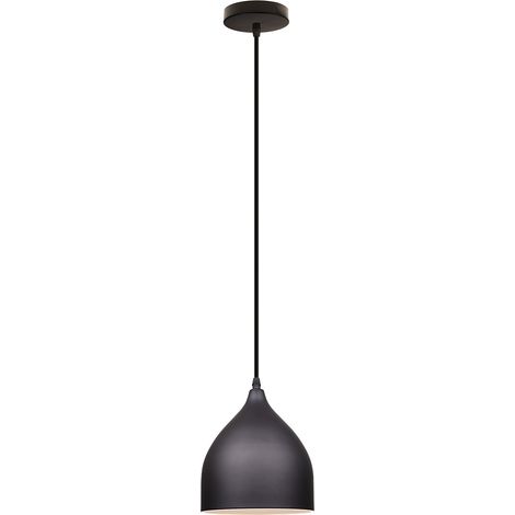 E27 Lustre Suspension Vintage Industrielle Luminaire Plafonnier Fer Forgé Lampe Suspension Décoratif Ø17CM - 1Pcs