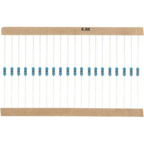 Résistance À Film Métallique - 1280 Pièces - Valeurs De 1 R À 10 MΩ - Tolérance ±5 % - Kit Électronique Pour Prototype Et Réparation (1/3)