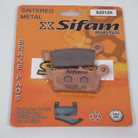 Plaquette de frein Sifam pour Moto Gas gas 515 SM 2009 AR Neuf (1/4)