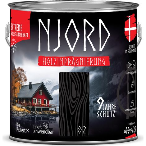NJORD Holzimpragnierung (02) Polarnacht - 2,5L (1/5)