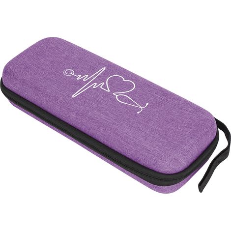 Sac de rangement étanche pour stéthoscope, boîte de transport EVA anti-choc - Violet