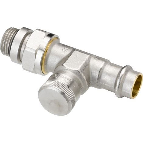 Danfoss Rücklaufverschraubung Verschraubung RLV Pressfit Durchgang ½ AG x 15 003L1824 (1/3)