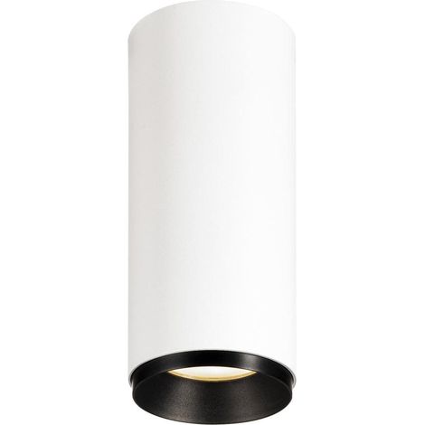 Spot en saillie Numinos S cylindre blanc/noir 3000K - 36 deg - 1004135