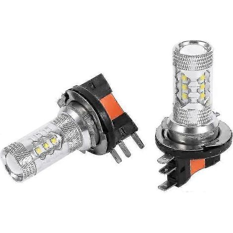 H15 LED-Scheinwerferlampen 80W Hellweiß DRL Ersatz 2er-Pack Edition 0621