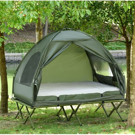 Ensemble camping 2 personnes avec tente et matelas HAVRYA (1/3)