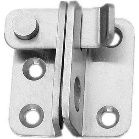 Cadenas Moraillon Verrou de Porte Portail Petite Antivol Loquet pour Toilettes Fenêtres Meubles Acier Inoxydable (1/3)