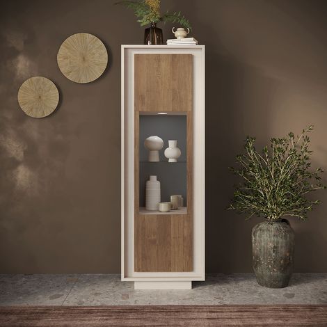 Vitrine moderne cachemire/mercure Rosine (1/5)
