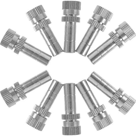 Atomizing Spray Mister Nozzle 40Pcs Brass Low Pressure Nozzles For Agricultural Irrigation Outdoor Air Purification And Garden Use (1/5)