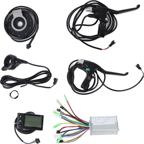 Kit de conversion vélo électrique avec contrôleur moteur 15A 250W 350W, panneau d'affichage étanche S866, pour entretien (1/5)