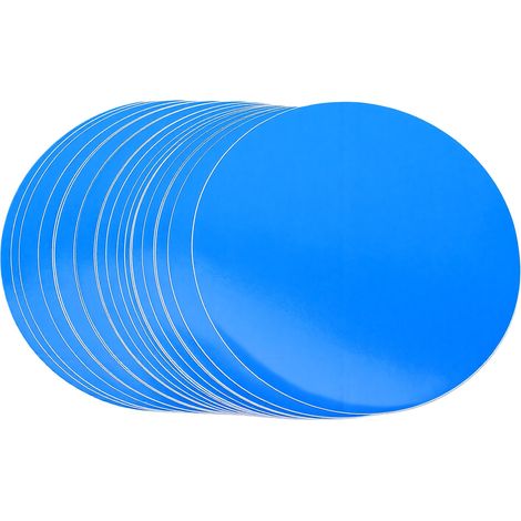 Kit de réparation de 20 patchs ronds auto-adhésifs en PVC pour bouée, piscine, jouets gonflables et matelas pneumatiques. (1/5)