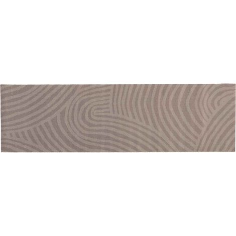 Küchen Teppich Braun skandinavisch 150 x 45 cm 100% Polyamid vidaXL