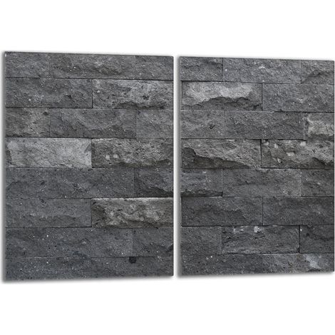 Glasschutzplatte für Herd 2x40x52 Brick (1/5)