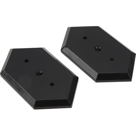 Ensemble de fixation murale pour skateboard, support pour planche à roulettes, présentoir et rangement, kit de montage noir (1/5)