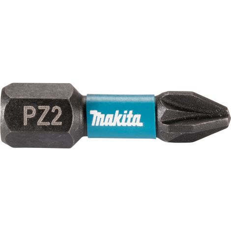 Peu de tournevis Makita E-12376 PZ2 25 mm 25 unités