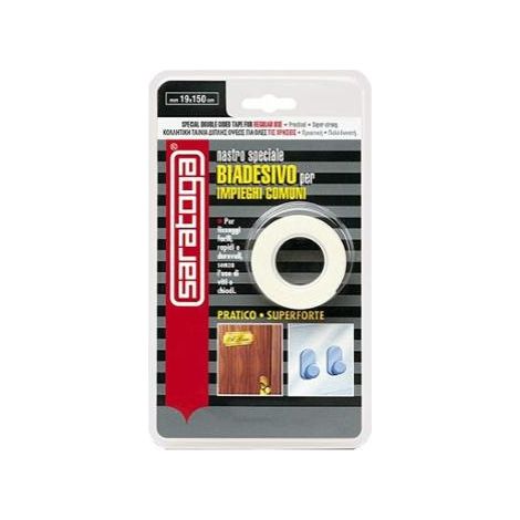 NASTRO BIADESIVO 19MM 1.5M PER IMPIEGHI COMUNI