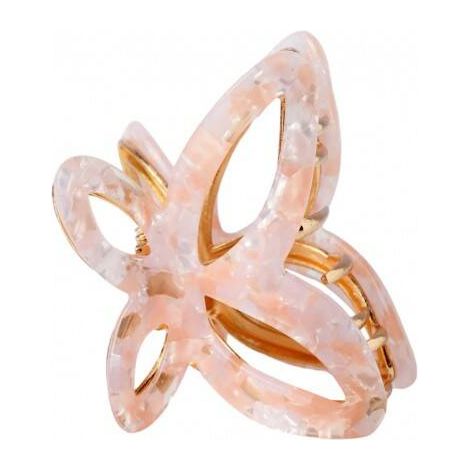 Ecarla Schmetterlingshaarspange, Metall, Perlmutt, Rosa SP237R (1/5)