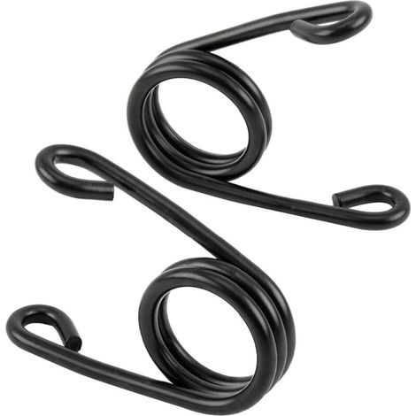 2Pcs Motorcycle Seat Springs, Seat Springs for Solo Seats, for Motorcycle Bobber Seat Motorcycle Accessories (Black)