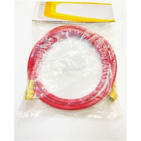 TUBO FLESSIBILE SINGOLO PER GAS R410A  ROSSO 5/16 - 1/4 1,5 MT (30712)