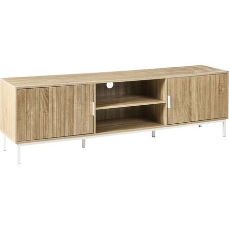 Mobile TV scorrevole retrò MDF marrone chiaro Royalla