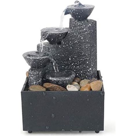 Fontaine d'eau décorative, cascade créative, objet de décoration pour la maison, le salon ou le bureau. Nouveauté (1/5)
