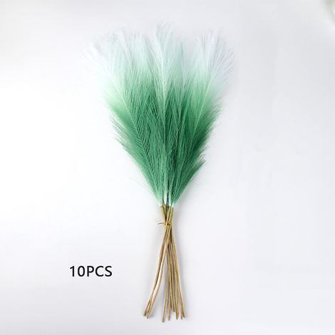 Pampas Grass - 21.7 Pouces - Décoration Artificielle pour Fête Mariage Intérieur Extérieur - Lot de 10 (1/5)