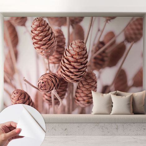 Carta da parati autoadesiva - fotomurale - decorazione parete - murale - adesivo da muro - Eleganza naturale 208x146 cm (1/5)
