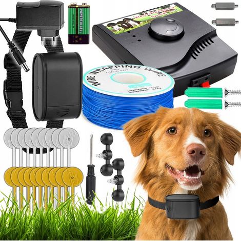 RECINZIONE PER ADDESTRAMENTO CANI CON COLLARE ELETTRICO XXL 300 m