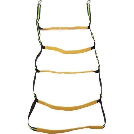 Échelles de Corde Marine pour Bateau à 5 Marches, échelle de Bain Pliable pour Voilier, Bateau Gonflable, , Piscine (1/5)