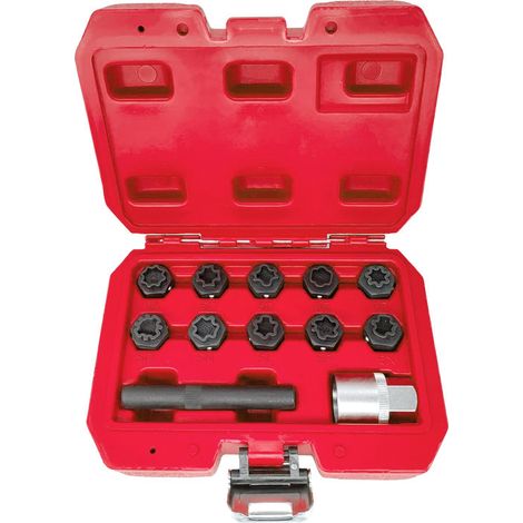 JOMAFA - Juego de 12 Piezas para Tuercas de Bloqueo de Rueda, Kit para Quitar Tornillos antirrobo, Compatible con Mercedes (1/5)