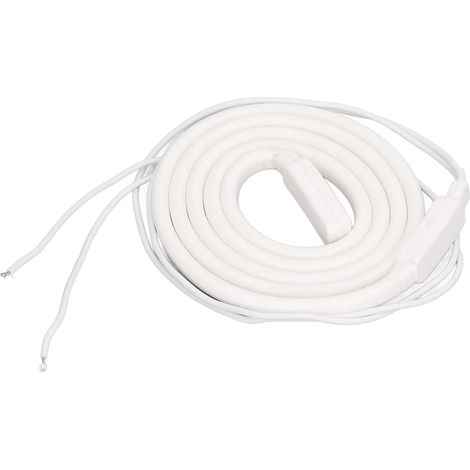 Pipeline Heating Cable Water Pipe Heating Protection Line 1M Silicone Rubber Electric Waterproof Anti-freeze AC 220V 40W (1/5)