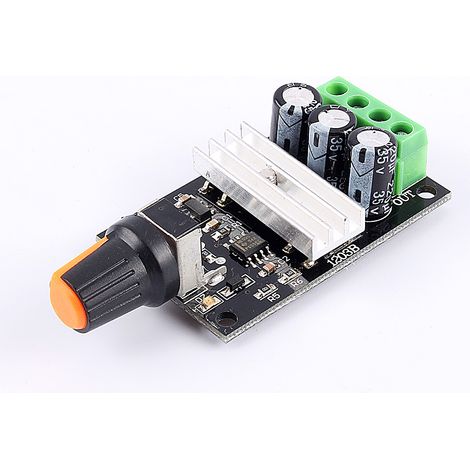 DC6-28V 3A Drehzahlregler mit variabler Motorgeschwindigkeit (PWM) – Schalter + Drehknopf (1/5)