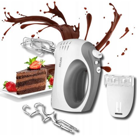 HOFFEN HANDMIXER 300W TRAGBARER HANDMACHER FÜR KUCHEN, MUFFINS UND KÜCHE
