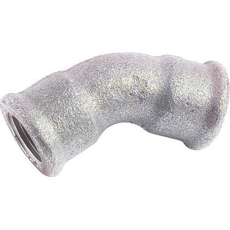 COUDE EGAL FONTE GALVANISEE 45° DOUBLE FEMELLE N° 41