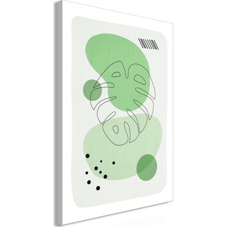 Image - Esthétique verte du Monstera (1 pièce) verticale (1/3)