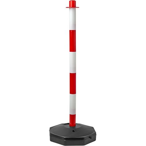 COLONNINA DELIMITARE 90CM C/BASE PVC MAURER