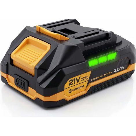 21V 2Ah Li-Ion Battery for Power Tools, 5 Cells (1/5)