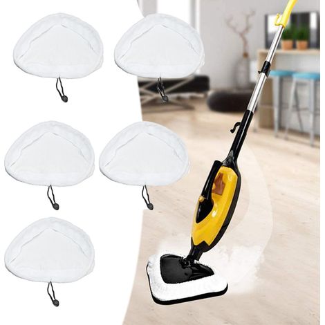 5 almohadillas de repuesto para hisopos de limpieza – Máxima absorción – Compatible con X5 H2O S302 S001 – Fibra de alto rendimiento de 250 g (1/5)