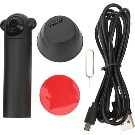 Caméra WiFi 1080P HD, vision nocturne infrarouge, contrôle à distance, rotation 360°, pour surveillance domestique (1/5)
