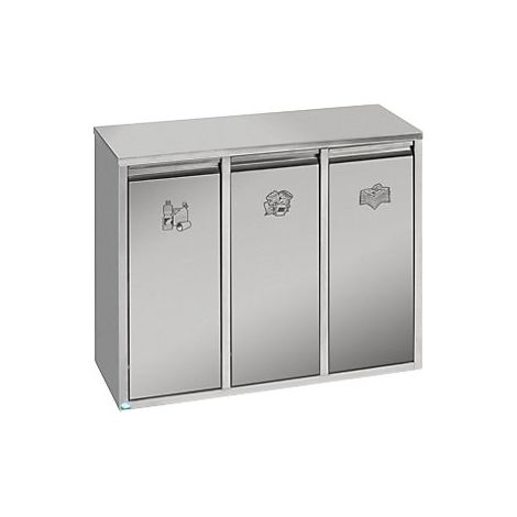 VAR Stazione di raccolta differenziata acciaio inox