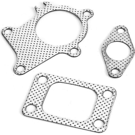Kit de raccords pour tuyau de descente à 5 boulons avec joint de 38 mm (1,5 po) pour turbocompresseur T3/T4 (1/4)