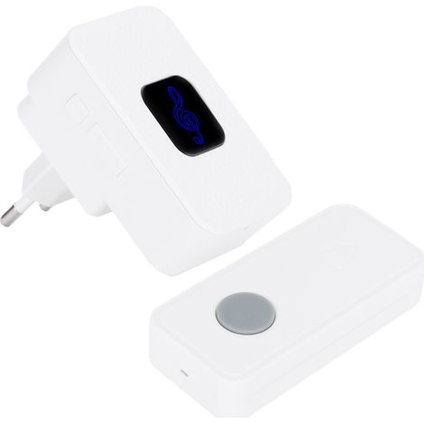Sonnette sans fil étanche IP55 pour maison, cour, villa, UE, AC110-260V (1/5)