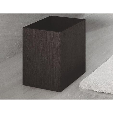 Poubelle de salle de bain en bois Corbeille 7 L chêne (1/2)