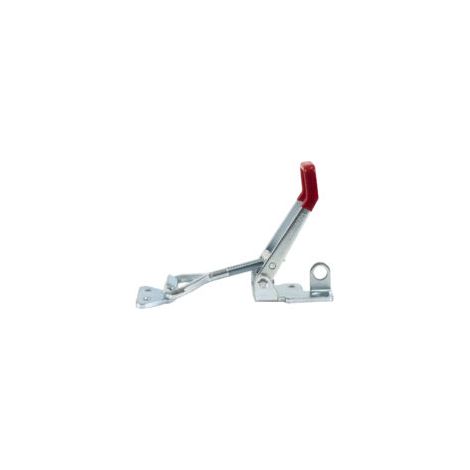 Abrazadera de pestillo de palanca ajustable – Acero al carbono galvanizado – Capacidad de carga de 300 kg – Orificio de bloqueo para mayor seguridad – 300 kg – Crezuo