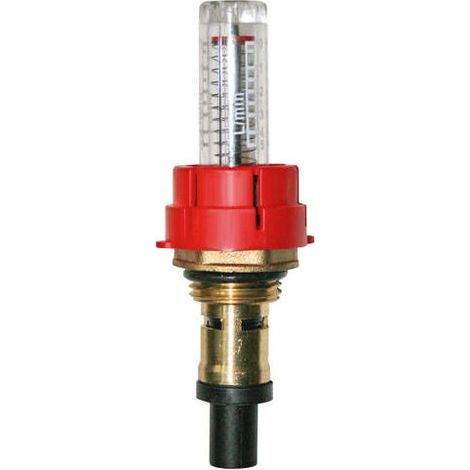 Débimètre pour collecteur PCBT 2 sorties – Laiton chromé et inox – Mesure débit plomberie – Gestion efficace de l'eau (1/2)